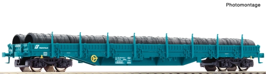 Roco 6600185 - H0 - Rungenwagen Drahtrollen, FS, Ep. V-VI